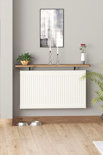 Pinhal Home Montajsız Petek Üstü Uçan Raf Dresuar Kalorifer Peteği Rafı Kitap...