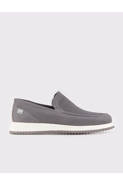 Cabani Knitwear Gray Men's Ready-Sole Casual Shoes