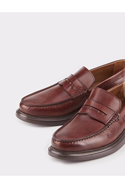 Cabani Ανδρικά casual παπούτσια από γνήσιο δέρμα καφέ