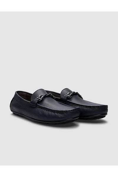 Cabani Ανδρικό Loafer από γνήσιο δέρμα Navy Blue