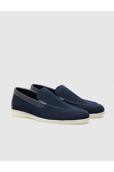 Cabani Knitwear Navy Blue Men's Casual Shoes