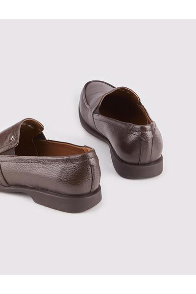 Cabani Ανδρικά casual παπούτσια από γνήσιο δέρμα καφέ αντιολισθητικά