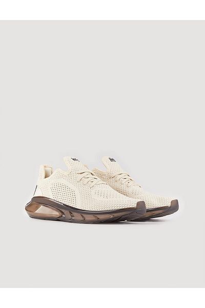 Cabani Men's Knitwear Beige Lace-up Ready-Sole Sports Shoes