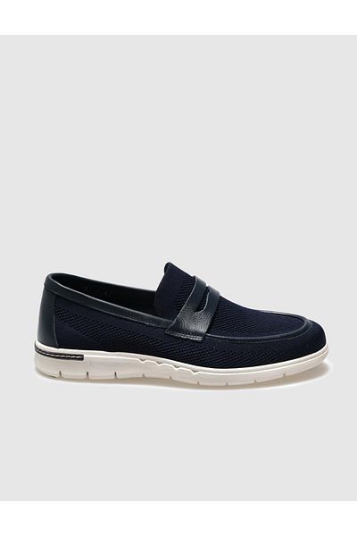 Cabani Knitwear Navy Blue Men's Casual Shoes
