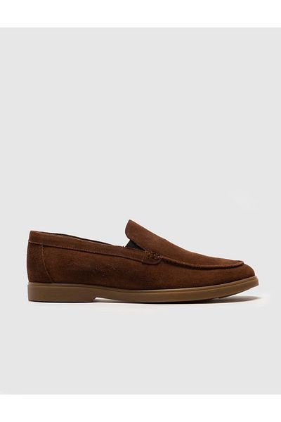 Cabani Genuine Leather Leather Lining Brown Men's Casual Shoes