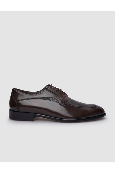 Cabani Men's Classic 100% Genuine Leather - Brown Lace-up Shoes