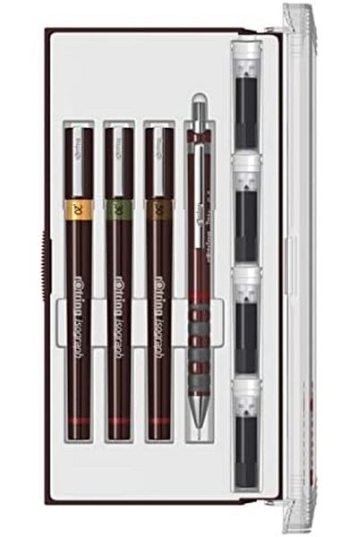 STOREMAX Ntwork Isograph Junior Set (0.2-0.3-0.5 mm) + Tikky Mechanical Pencil 0.5 mm - S0699320 Art 1087
