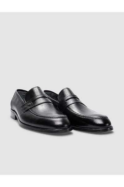 Cabani 100% Genuine Leather Black Men's Classic Shoes