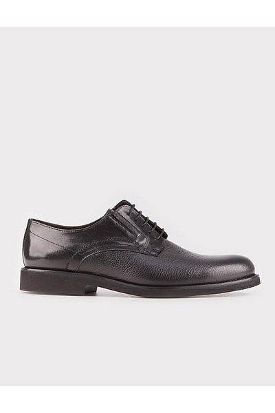 Cabani Genuine Leather Eva Sole Black Laced Men's Classic Shoes