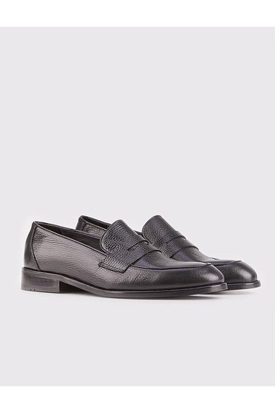 Cabani Genuine Leather Neolite Sole Black Classic Men's Shoes