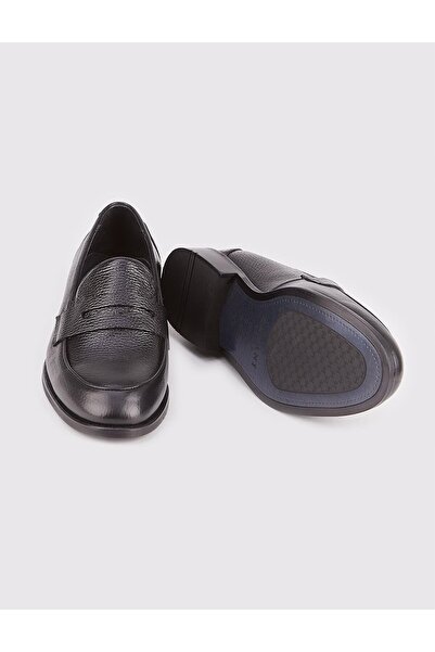 Cabani Ανδρικά παπούτσια από γνήσιο δέρμα Neolite Μαύρα Classic