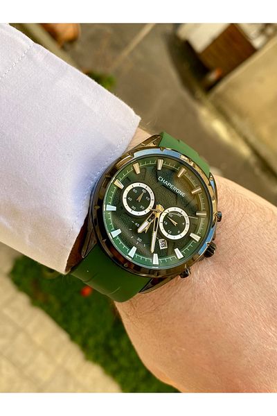 Reward Chaporone Green Color Waterproof Mens Wrist Watch Bracelet Gift