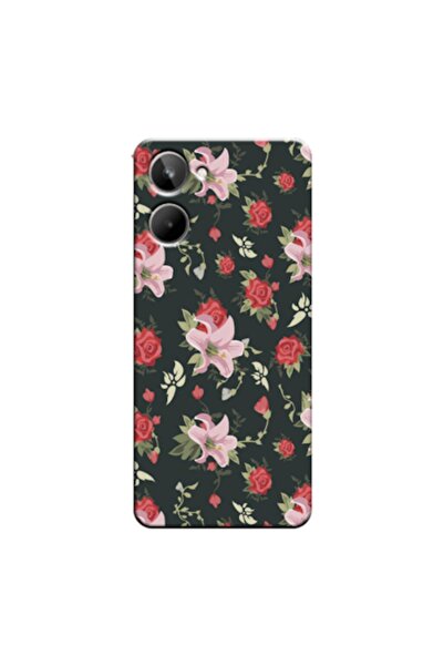 Zebana حافظة متوافقة مع هاتف Realme 10 من السيليكون بتصميم زهور الربيع ( مطبوع )