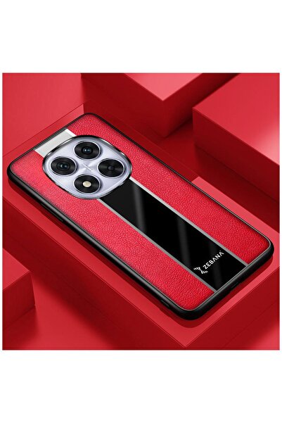Zebana Xiaomi Redmi Note 14 Pro 5g Compatible Case Zebana Premium Leather Case Red