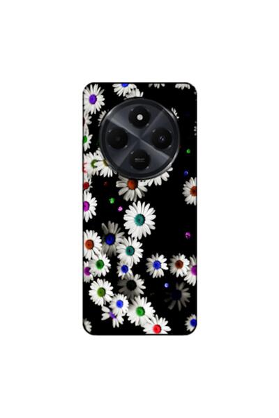 Zebana حافظة سيليكون متوافقة مع هاتف Xiaomi Redmi 14C Daisy V1 (مطبوعة)