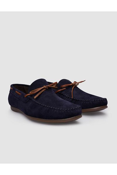 Cabani Navy Blue Suede Men's Loafer - 100% Genuine Leather