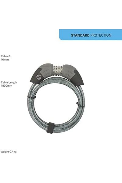 STOREMAX Cable Bike Lock with Combination - Standard Model Ycc1/10/185/1