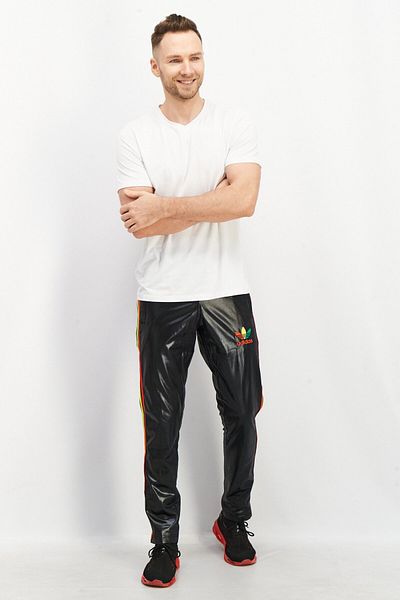 adidas Men Sportswear Fit Training Pants, Black Combo