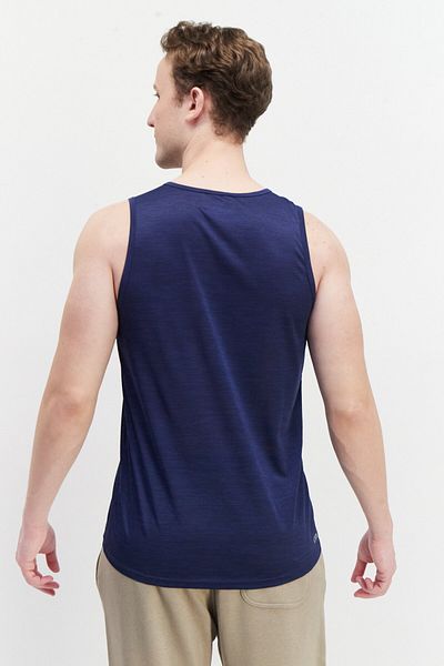 RBX Men Sportswear Fit Training Tank Top, Navy Blue