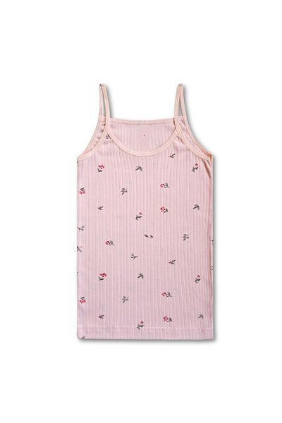 GizaKids 100% Cotton Report Ribbed Girls' Thin Strap Undershirt Underwear Set of 6