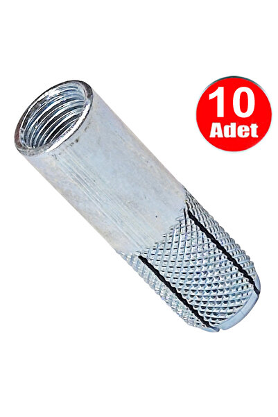 ALETÇANTAM M 10 Çakma Çelik Dübel Tij Gijon Rot Saplama Dübeli -10 Adet