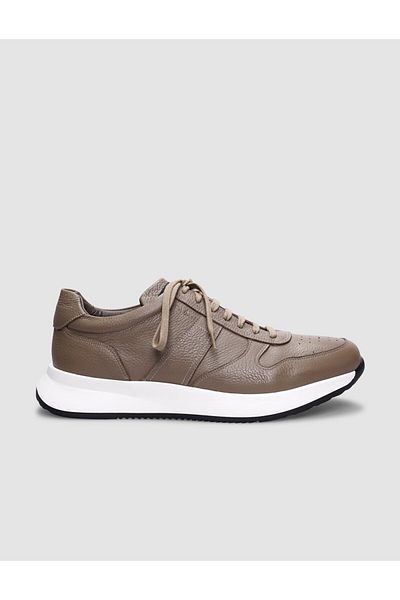 Cabani Genuine Leather Mink Lace-Up Men's Sports Shoes