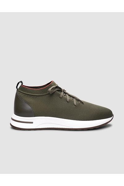 Cabani Knitwear Khaki Lace-Up Men's Sports Shoes