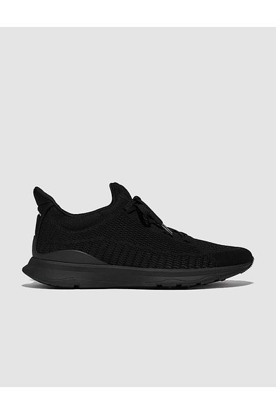 Fitflop Men's Black Sneakers - Vitamın Ffx Gf9 Knit
