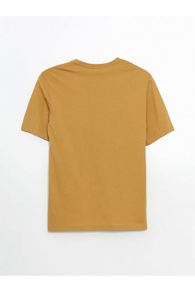 LC Waikiki Ανδρικό μπλουζάκι LCWAIKIKI Classic Crew με κοντό μανίκι χτενισμένο βαμβακερό