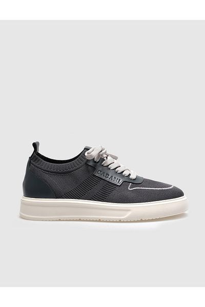 Cabani Knitwear Gray Lace-Up Men's Sports Shoes