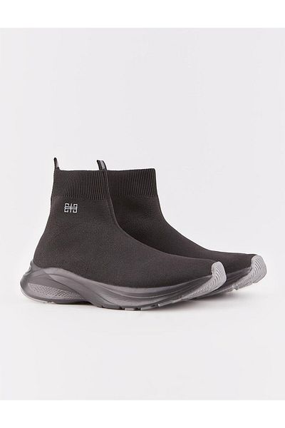 Cabani Men's Summer Sneakers - Black Knitwear
