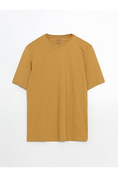 LC Waikiki Ανδρικό μπλουζάκι LCWAIKIKI Classic Crew με κοντό μανίκι χτενισμένο βαμβακερό
