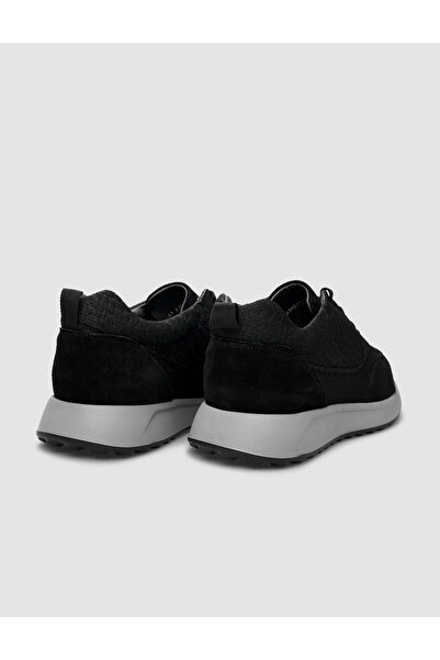 Cabani Πλεκτά Μαύρα Ανδρικά Αθλητικά Παπούτσια με κορδόνια