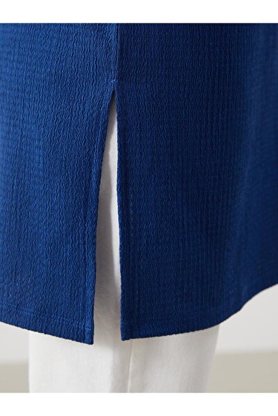 LC Waikiki Lcwaikiki Basic Crew Neck Textured Women's Tunic