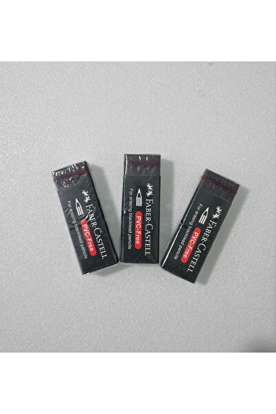 Faber Castell Γόμα μαύρης ποιότητας χωρίς σκόνη (3 τεμάχια)