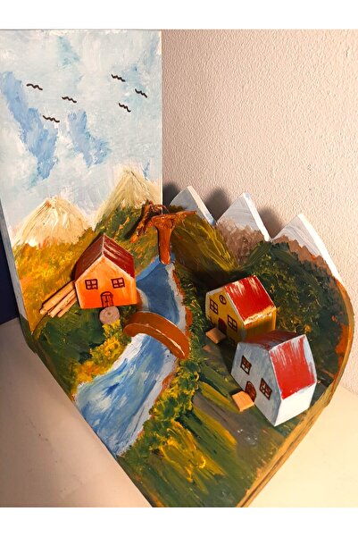 ELSA Highland Village Themed Wooden Book Holder