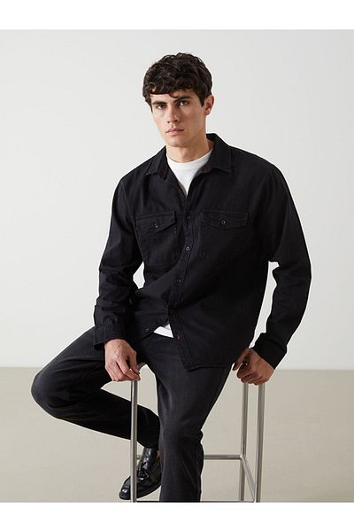 LC Waikiki Regular Fit Long Sleeve Men's Jean Shirt