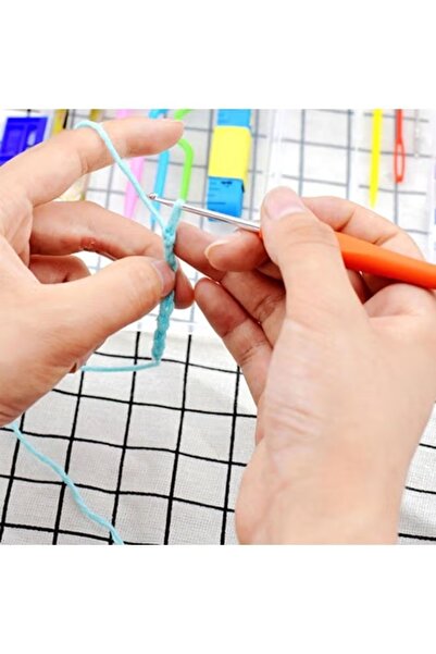 Primo Plus 100-Piece Crochet Knitting Tool Set Multicolour