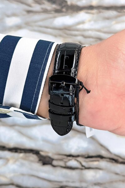 Ferrucci Siyah Deri Kordon, Çelik Kasa Function 3ATM Erkek Kol Saati+Bileklik zmfer080