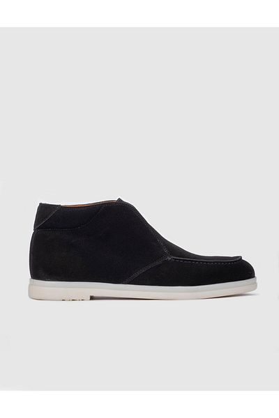 Cabani Suede Genuine Leather Black Men's Casual Boots
