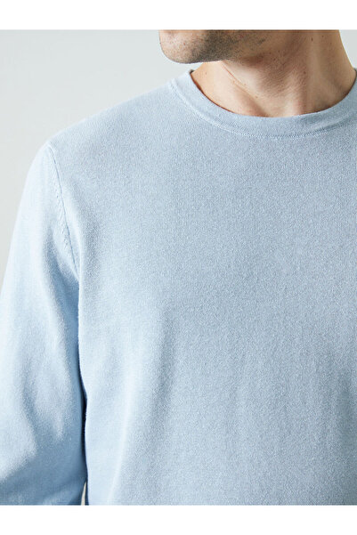 LC Waikiki LCWAIKIKI Pulover tricotat pentru bărbați, cu mânecă lungă, cu gât clasic