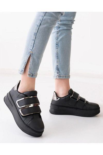 loverise Thick Sole Velcro Sneakers Casual Sports Walking Women's Shoes