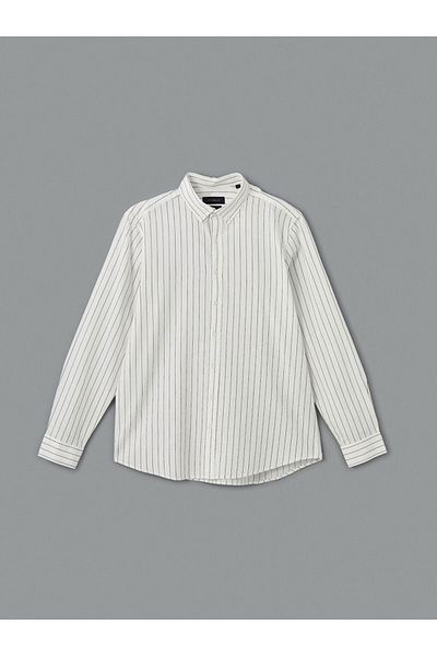 LC Waikiki SOUTHBLUE Regular Fit Long Sleeve Striped Men's Shirt