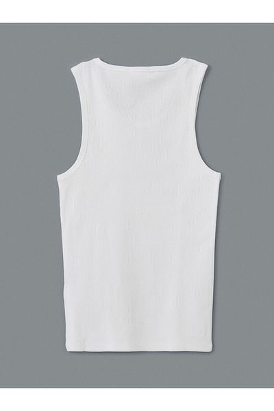 LC Waikiki Ανδρικό αμάνικο μπλουζάκι New Season Crew Neck - S5AN13Z8