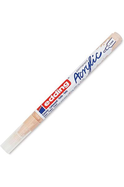 STOREMAX Jvnnastore 5300 Acrylic Marker Thin - Beige - 1 Waterproof Acrylic Marker - Thin Round Tip 1-