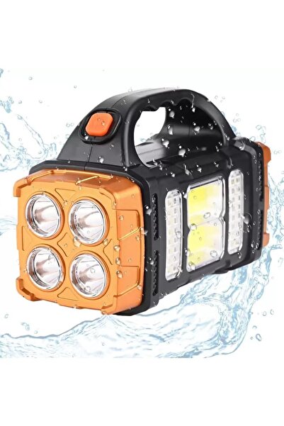 Primo Plus USB Charging Emergency Light Torch Multi Mode Emergency, Solar Lamp IP44 Waterproof HB1678