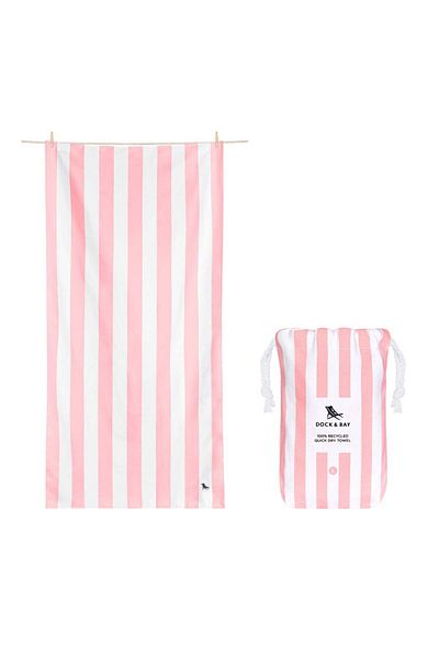 Dock & Bay Malibu Pink L Cabana - Dock and Bay Beach Towel