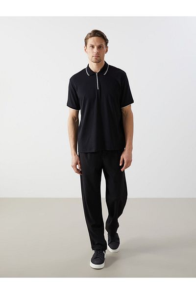 LC Waikiki Tricou pentru bărbați cu mânecă scurtă cu guler polo de sezon nou - S5FI12Z8
