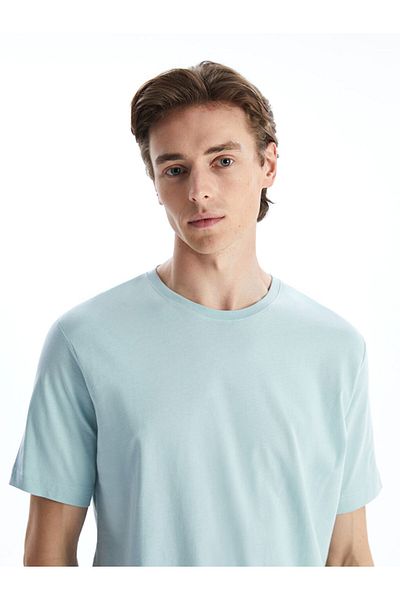 LC Waikiki Ανδρικό T-Shirt LCW Crew Neck χτενισμένο βαμβακερό
