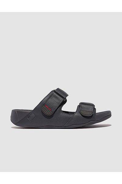 Fitflop Papuci pentru bărbați Gogh Moc L05 din piele naturală bleumarin